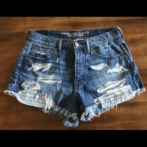AEO Vintage Hi Rise Festival Shorts